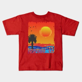 Newquay Retro 70's style 50th anniversary Kids T-Shirt